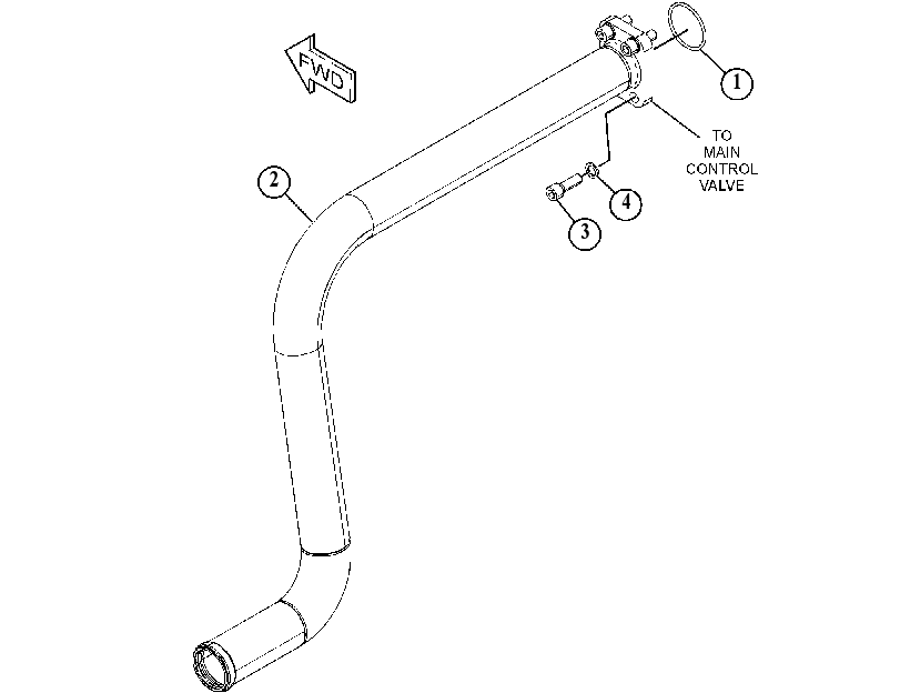 PIPE GP-RETURN 4821849 CAT