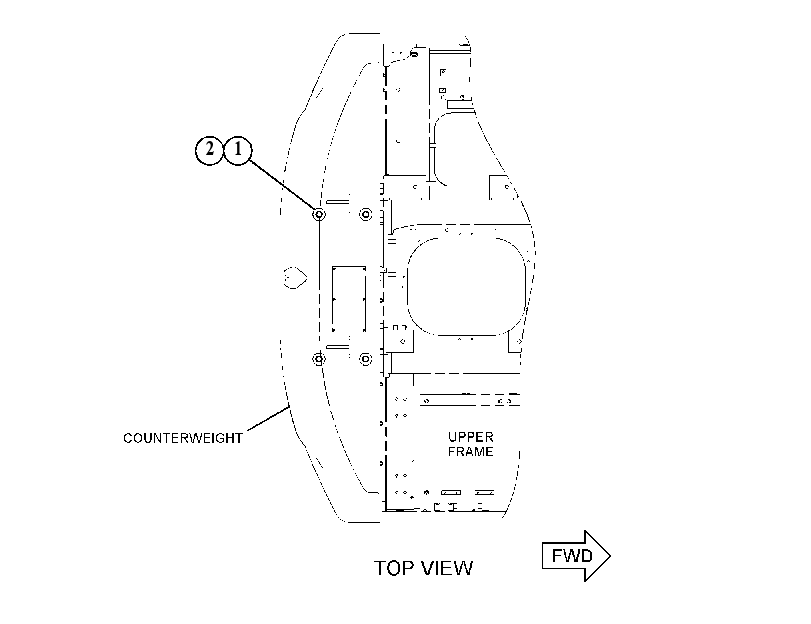 MOUNTING GP-COUNTERWEIGHT 4777686 CAT