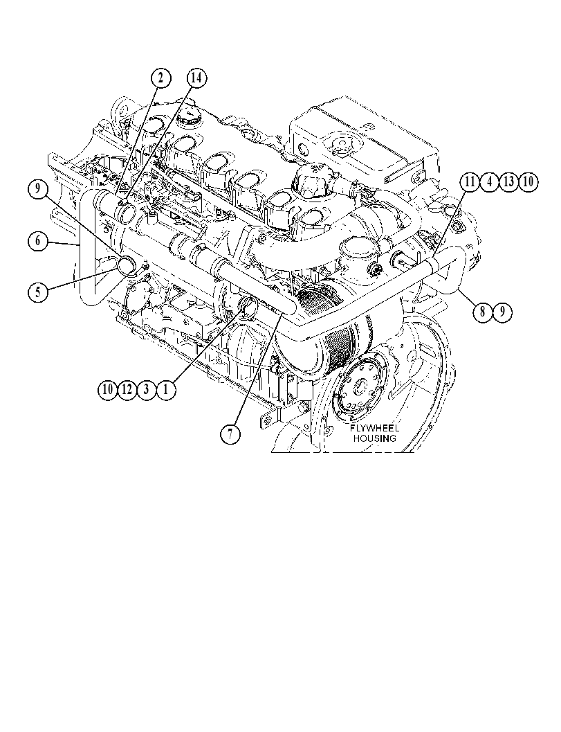 LINES GP-AUXILIARY SEA WATER 4498151 CAT