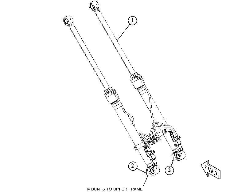 CYLINDER AR-BOOM 3953436 CAT