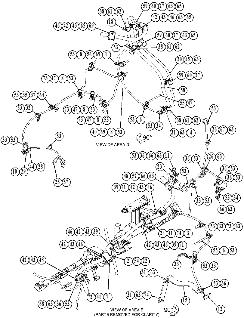 Проводка двигателя 4812068 CAT