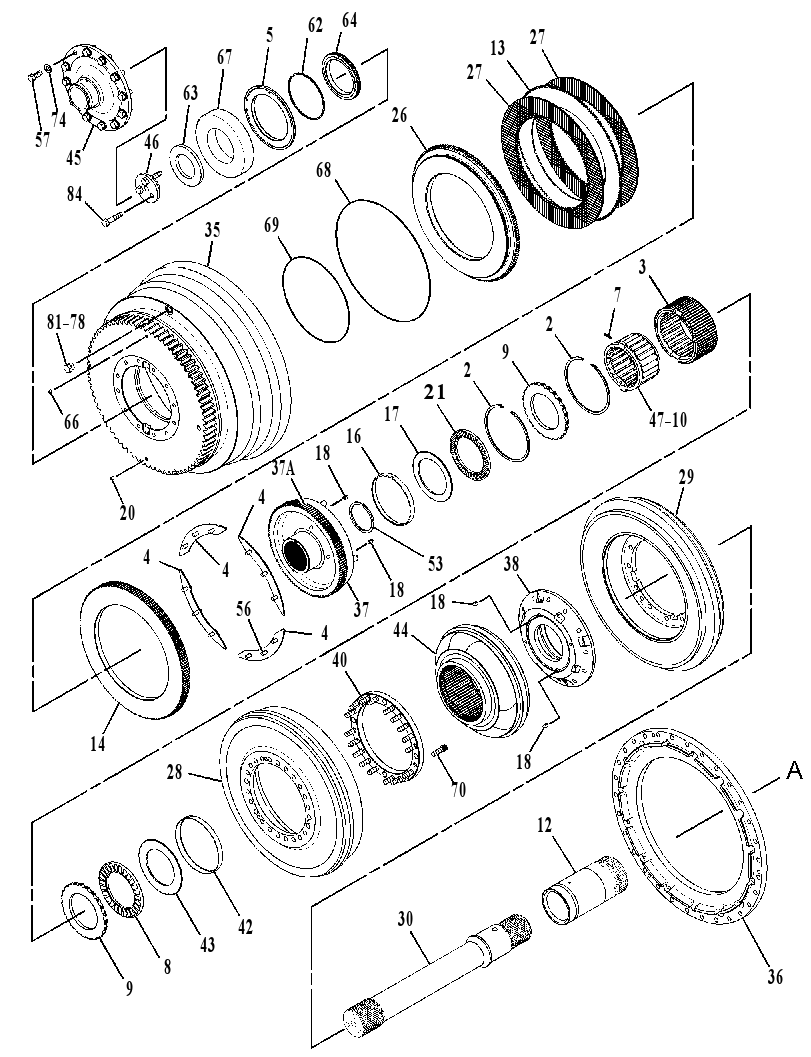TORQUE CONVERTER GP-LOCKUP 2841453 CAT