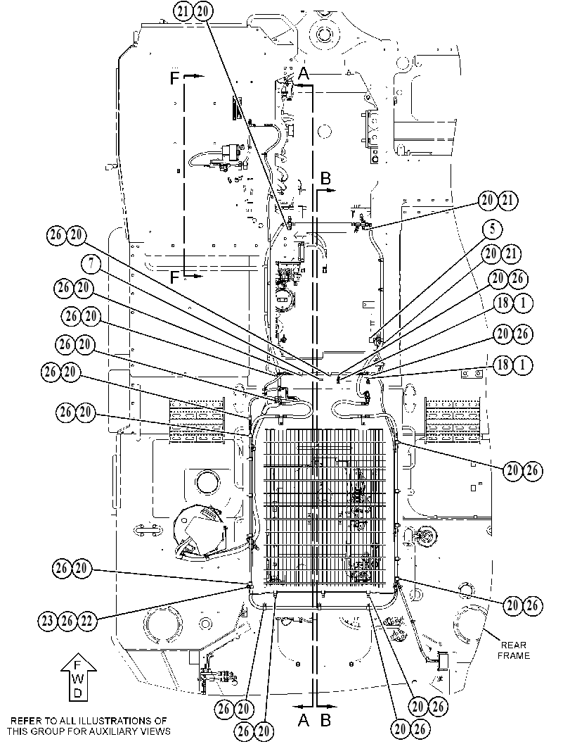 LINES GP-FIRE SUPPRESSION 4415061 CAT