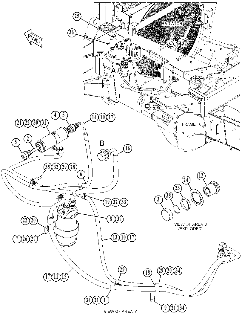 Трубопроводы кондиционера 4606605 CAT