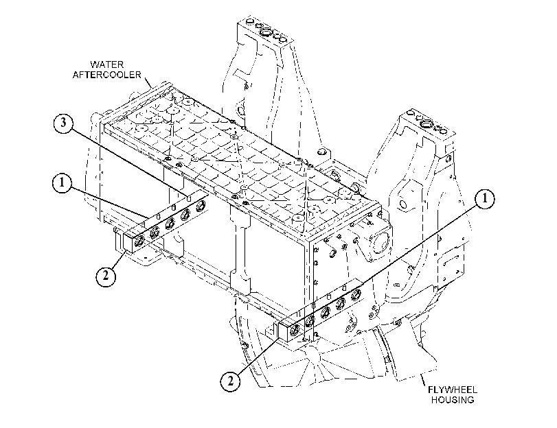 MOUNTING GP-AFTERCOOLER 4604774 CAT