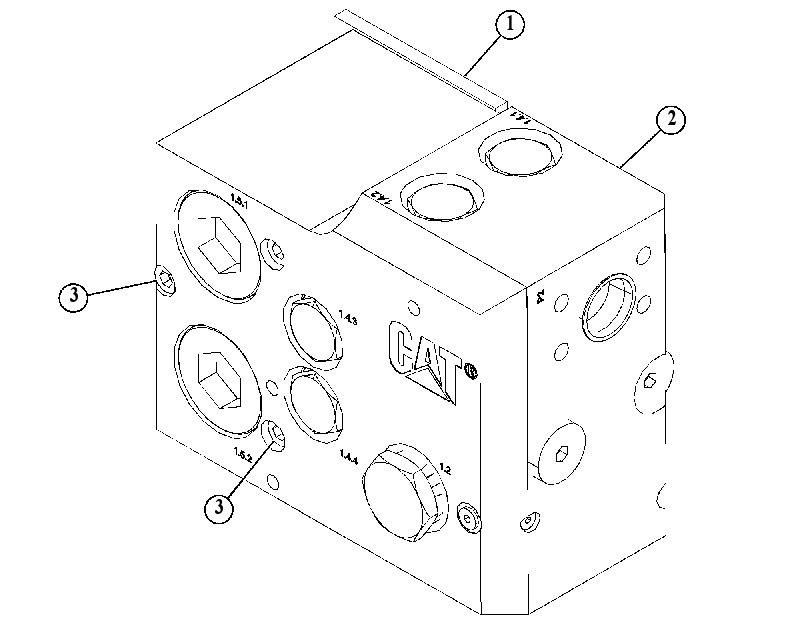 VALVE & MTG GP-STEERING 4924702 CAT