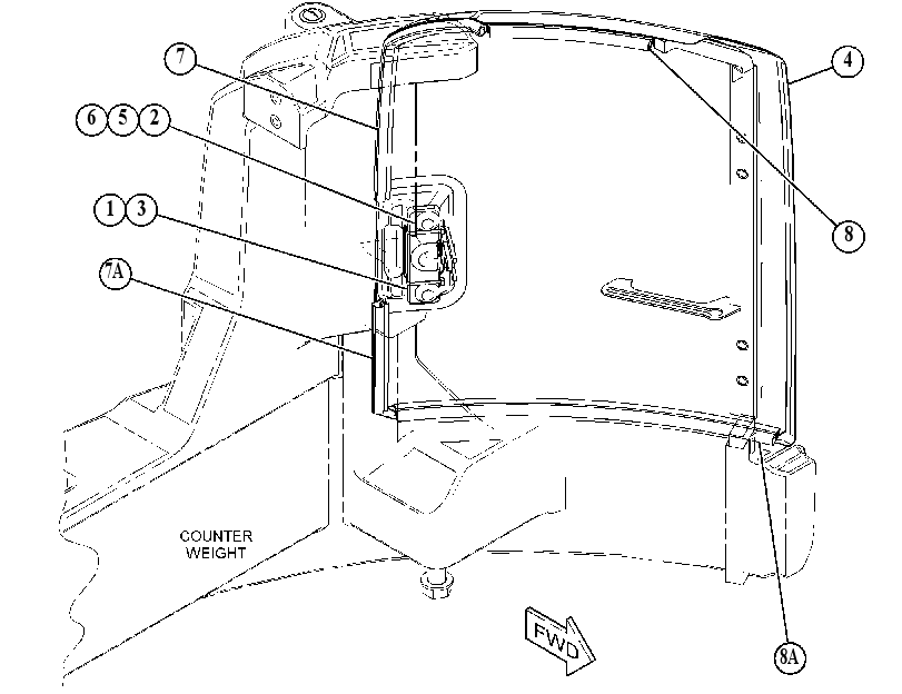 COVER GP-HOOD 4610435 CAT