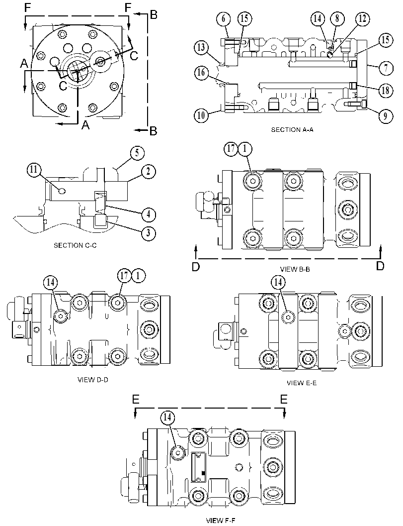 VALVE GP-ALT PATTERN CONTROL 5023485 CAT