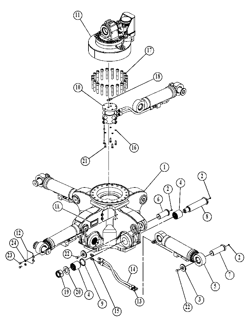 GRAPPLE GP-HYDRAULIC 4544629 CAT