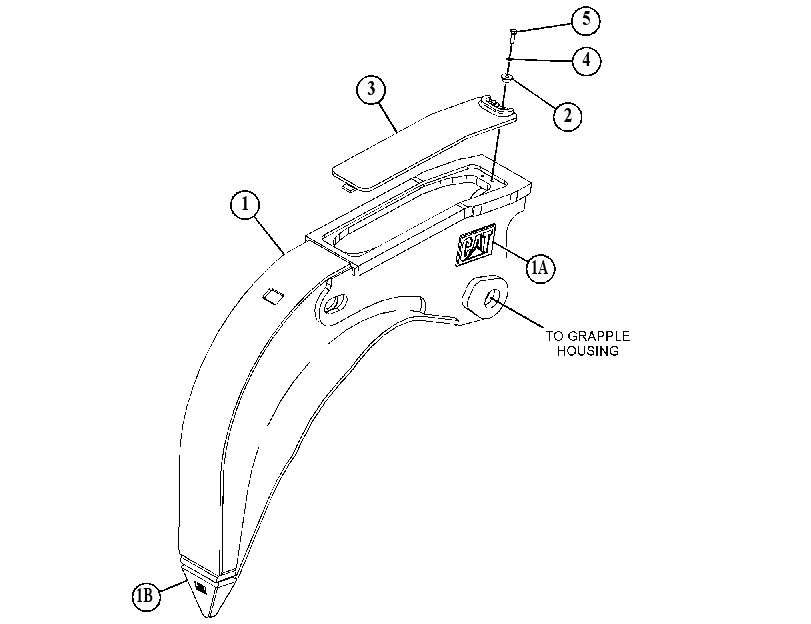 SHELL GP-GRAPPLE 5026110 CAT