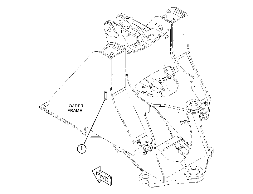 BOSS GP-REAR FRAME 3944786 CAT