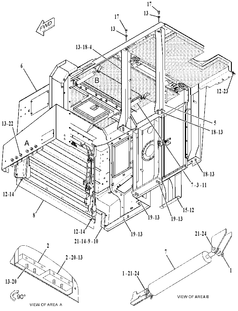 HOOD GP-TRACTOR 3081052 CAT
