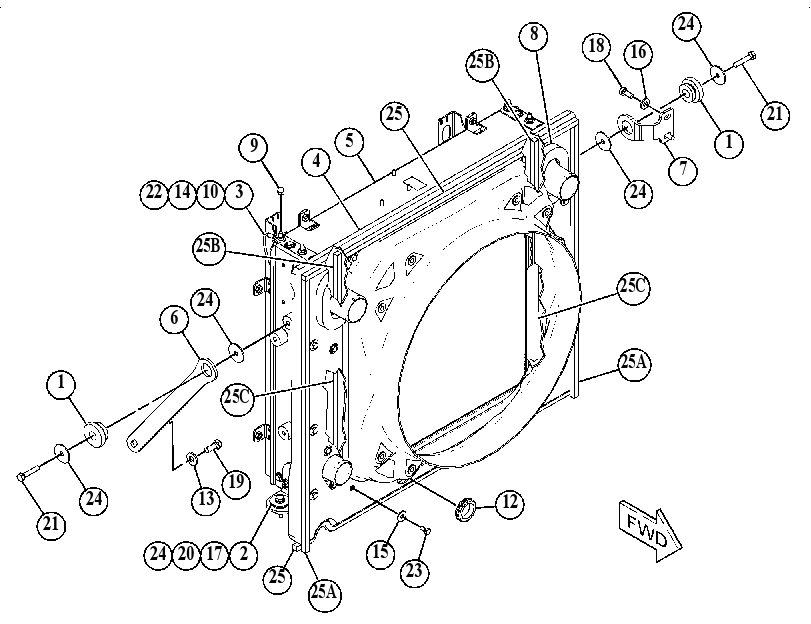 COOLING GP 4455847 CAT