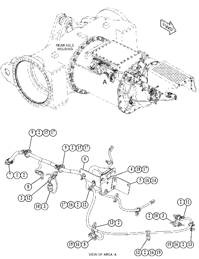 WIRING GP-POWER TRAIN 4612005 CAT
