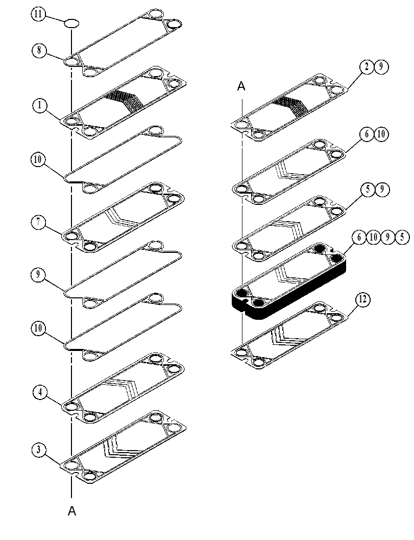 PLATE GP-HEAT EXCHANGER 4925498 CAT