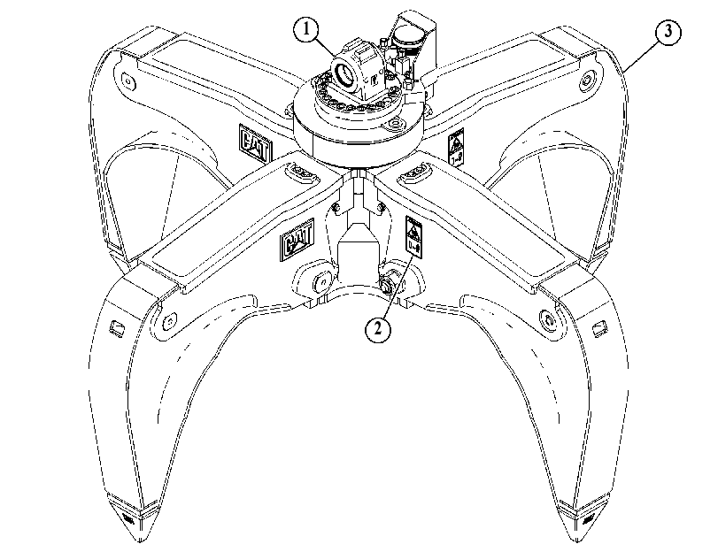 GRAPPLE AR-ORANGE PEEL 4691367 CAT