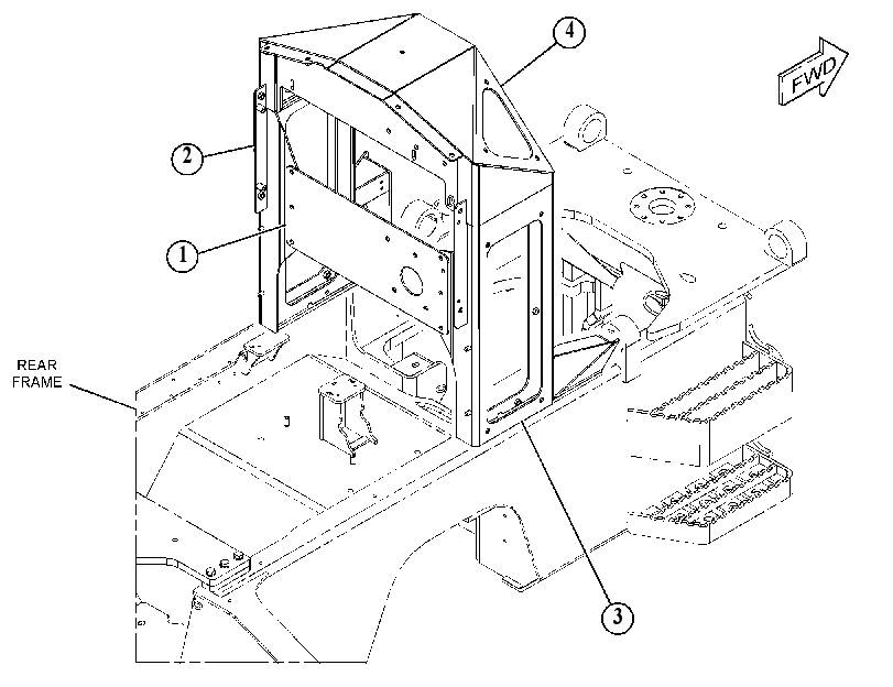 ENCLOSURE GP-HYDRAULIC TANK 5104182 CAT