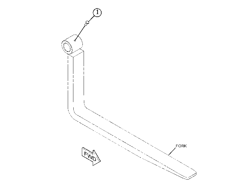 CARRIAGE AS-FORK 3261997 CAT