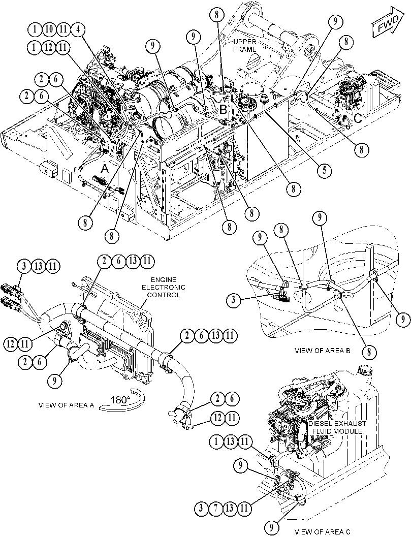 Проводка CEM 3778249 CAT
