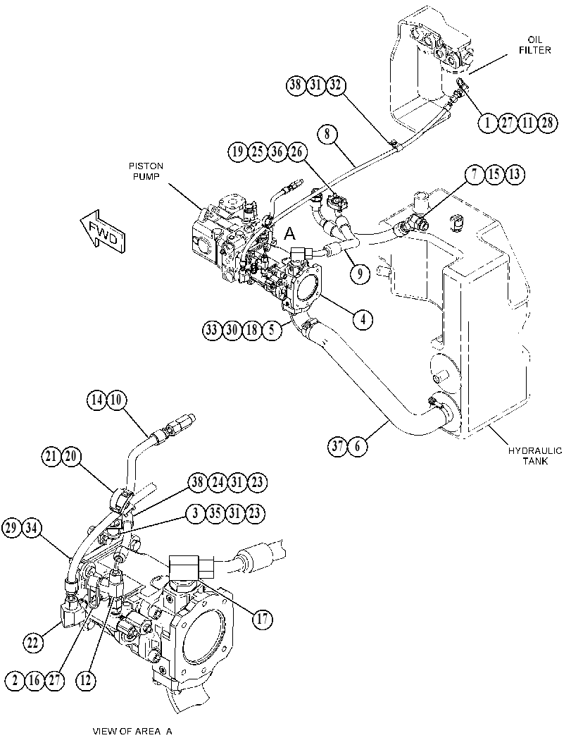 PUMP & LINES GP 4246999 CAT