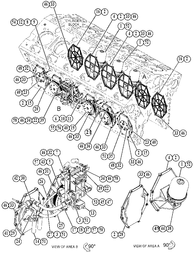 COVER GP-CRANKSHAFT 4905458 CAT