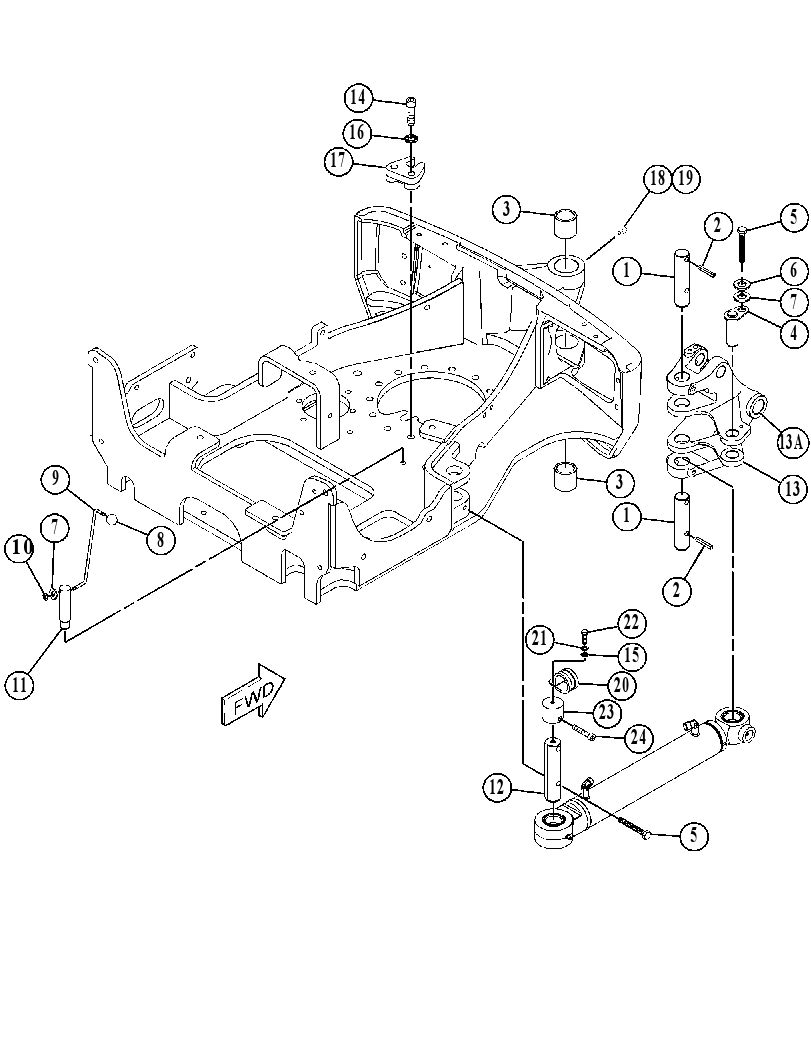 FRAME GP-SWING 4928882 CAT