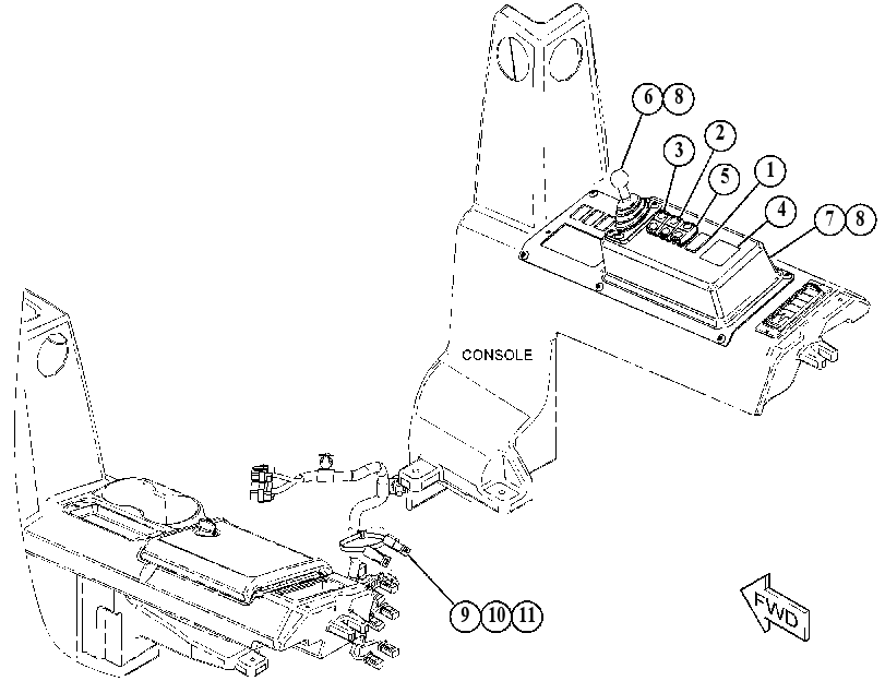 CONTROL GP-IMPLEMENT 4413019 CAT