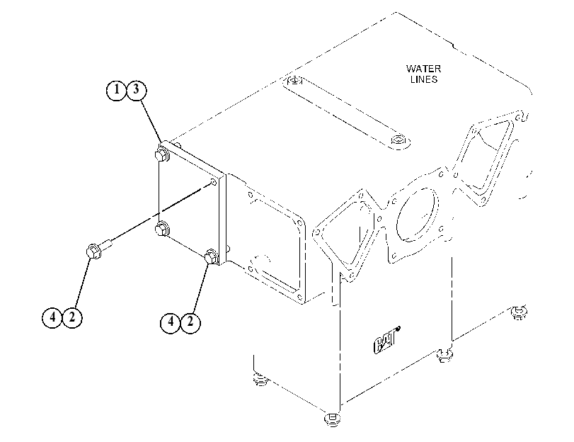 COVER GP-WATER LINES 4798926 CAT