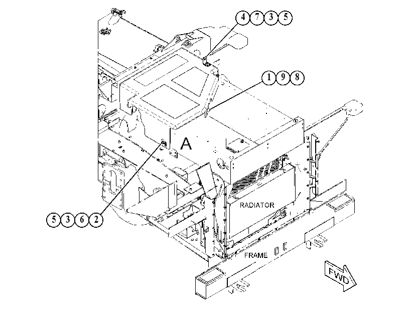 HOOD GP-TRUCK 4679766 CAT