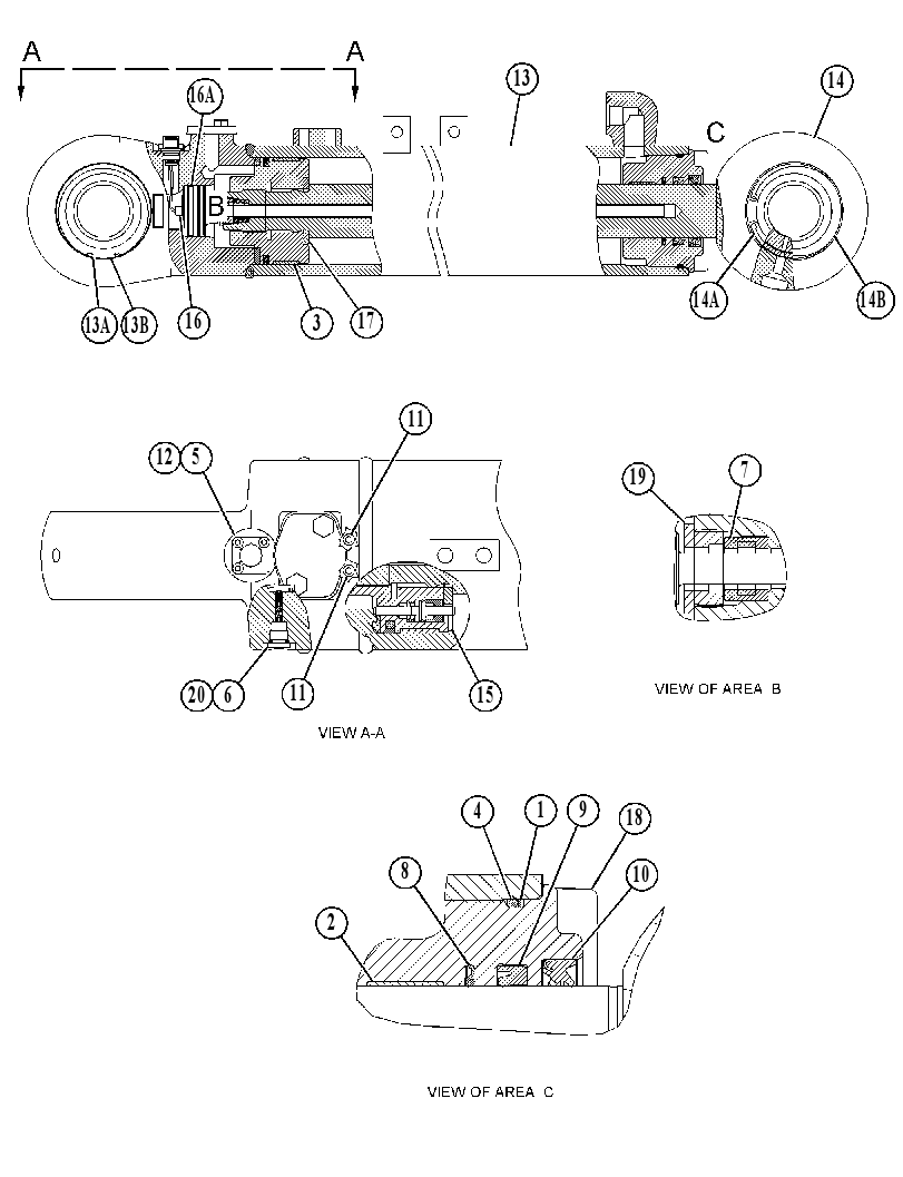 CYLINDER GP-ANGLING 4574027 CAT
