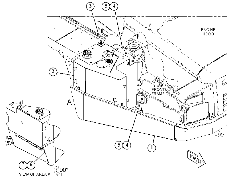 TANK AR-FUEL 3770696 CAT