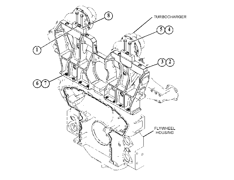 SUPPORT GP-TURBOCHARGER 4764074 CAT