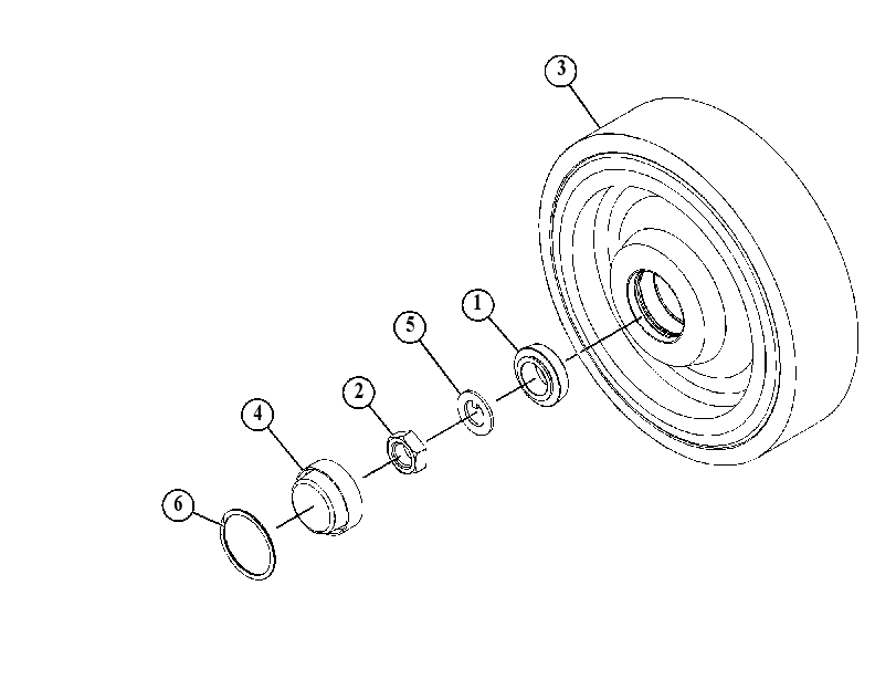 WHEEL GP-BOGIE 4546027 CAT