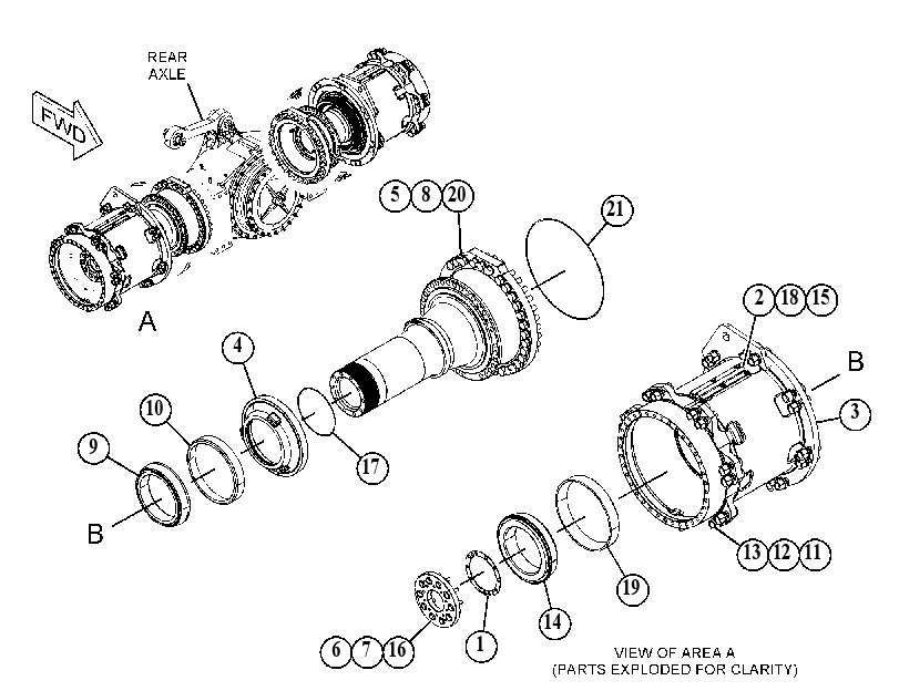 WHEEL GP-REAR 4703816 CAT