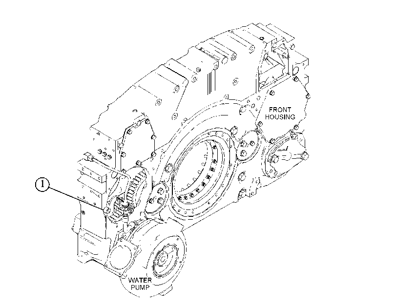 SPACER GP-ENGINE OIL LINE 4933569 CAT