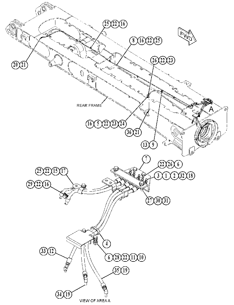 Трубопроводы смазки 4810675 CAT
