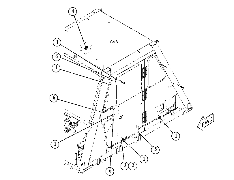 WIRING GP-MIRROR 4746646 CAT