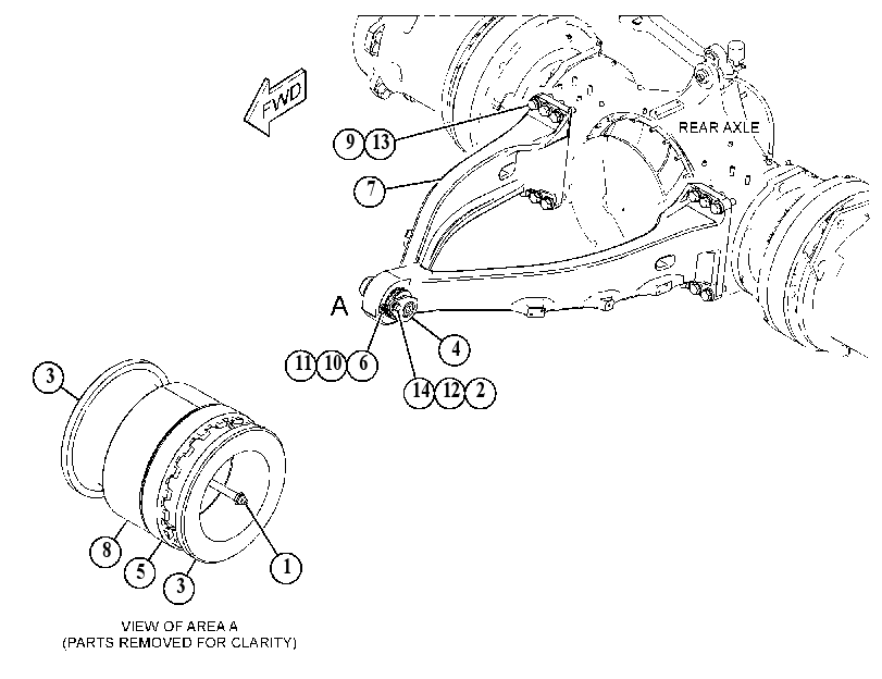 HOUSING GP-REAR AXLE 4701292 CAT