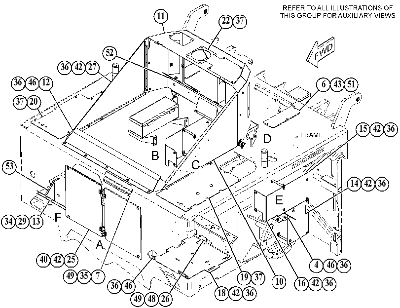 COVER GP-PLATFORM 4249227 CAT