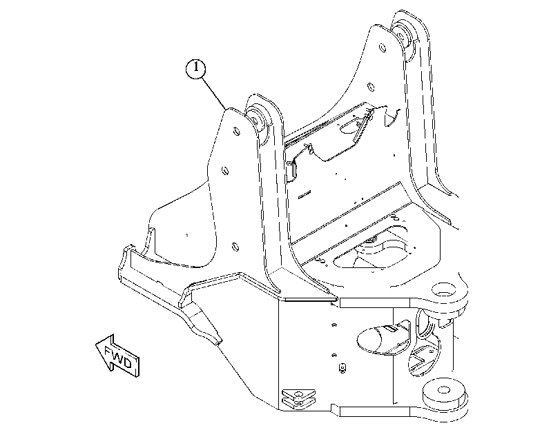 FRAME AS-FRONT 4721690 CAT