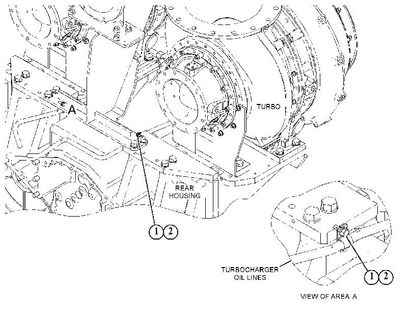 FASTENER GP-TURBO OIL LINES 5132402 CAT