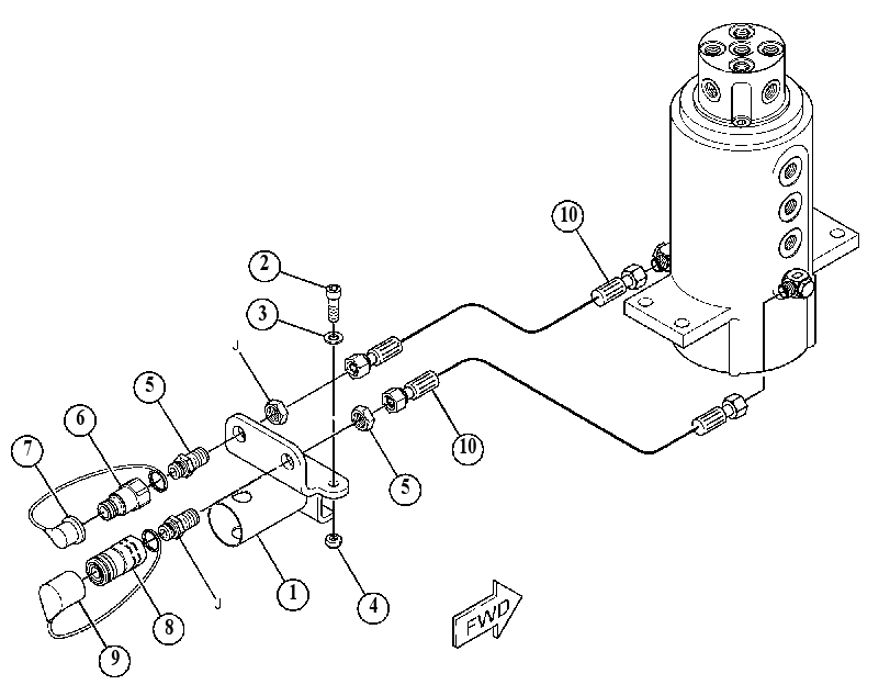 LINES GP-AUXILIARY 4928883 CAT