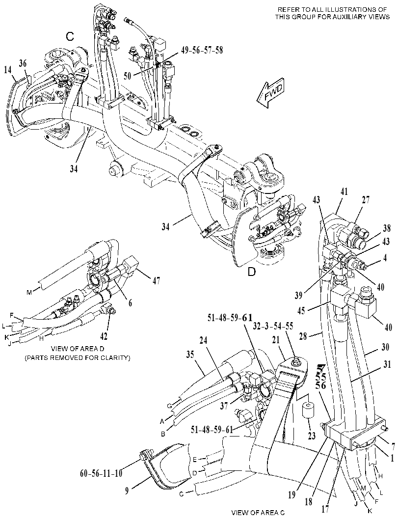 LINES GP-ALL WHEEL DRIVE 3052939 CAT