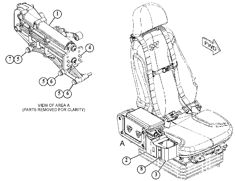 CONSOLE & MTG GP-OPERATOR 4806464 CAT