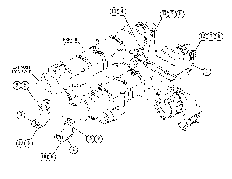 MOUNTING GP-EXHAUST 4675584 CAT