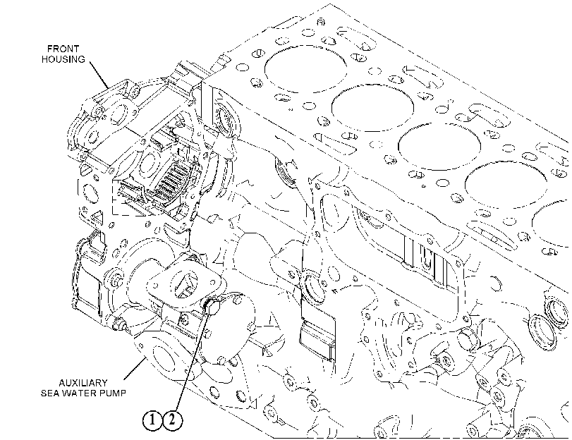 PLUG GP-WATER PUMP 4504927 CAT