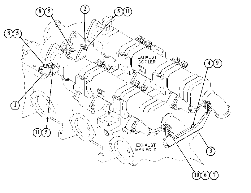 MOUNTING GP-EXHAUST 4530807 CAT