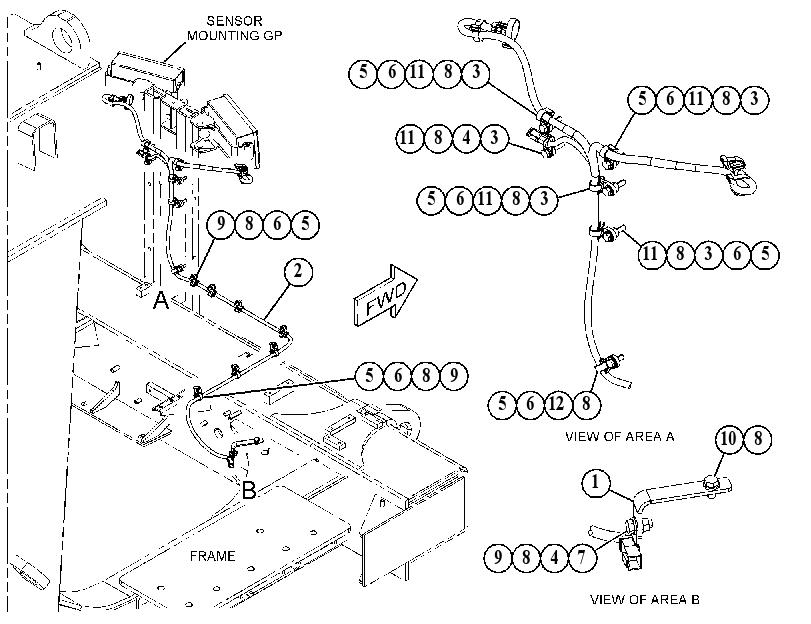 WIRING GP-OBJECT DETECTION 4823417 CAT