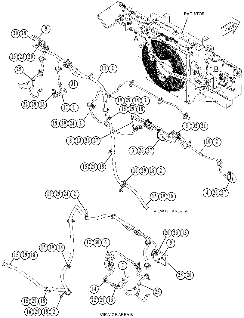 Проводка освещения 4611903 CAT