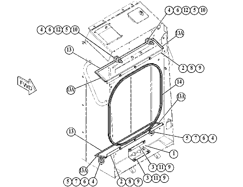 BAFFLE GP-RADIATOR 4253337 CAT